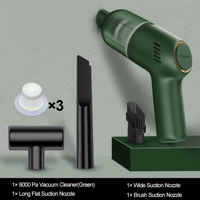 Aspirador de carro portátil sem fio portátil aspirador de mão 8000PA 120 W de alta sucção - Imagem 3