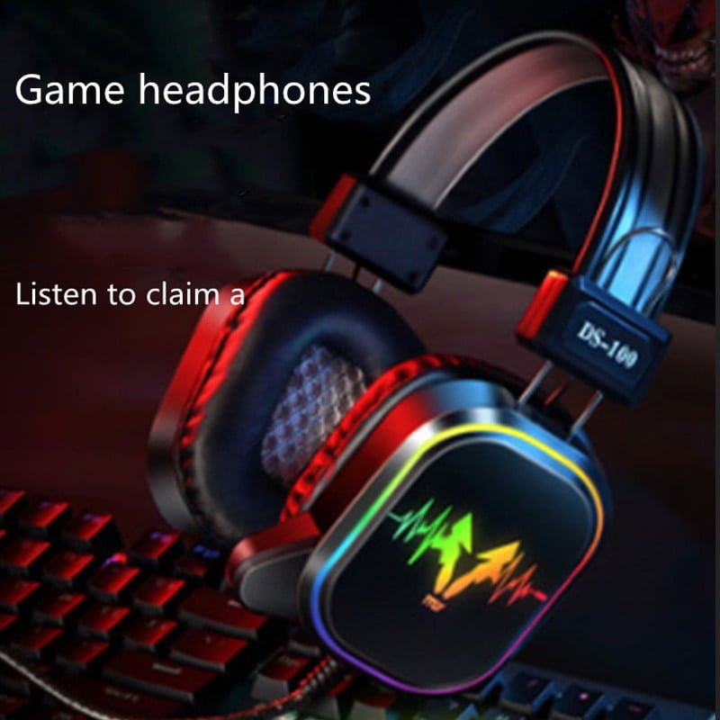 Fone de Ouvido Gamer DS-100 Headphones PARA Computador Laptop Headset + Subwoofer - Imagem 8