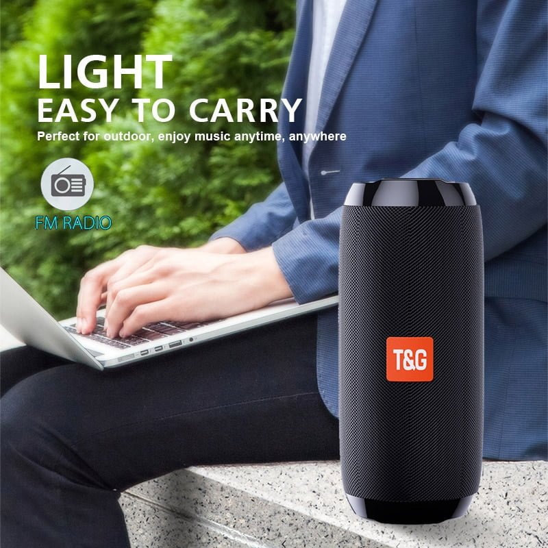 T&G Alto-falante Bluetooth portátil Subwoofer ® Sem fio à prova d'água Boombox - Imagem 7