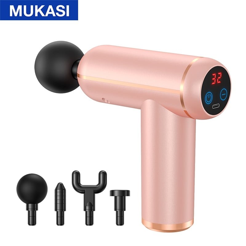 Pistola de massagem MUKASI ® Massageador para corpo, pescoço, tecido profundo, relaxamento muscular - Imagem 3