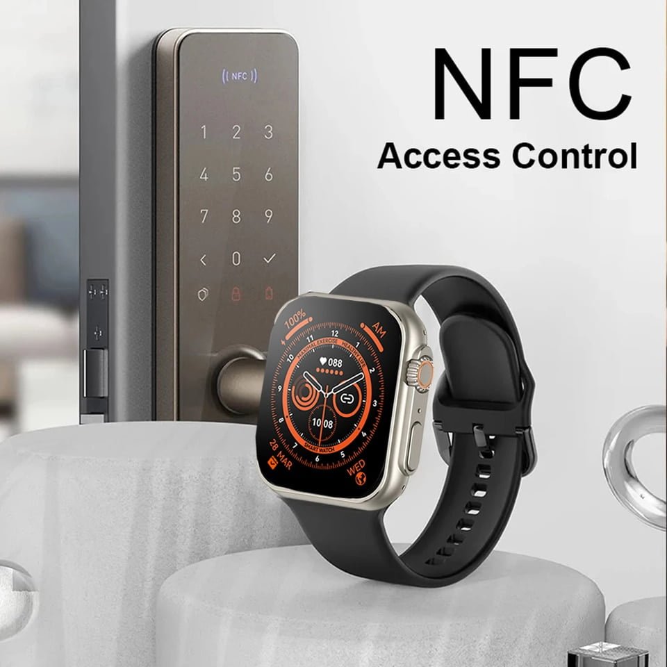Smart Watch Ultra Series 8 NFC Carregamento sem fio Bluetooth para Apple - Imagem 10