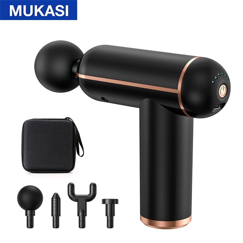 Pistola de massagem MUKASI ® Massageador para corpo, pescoço, tecido profundo, relaxamento muscular - Imagem 24