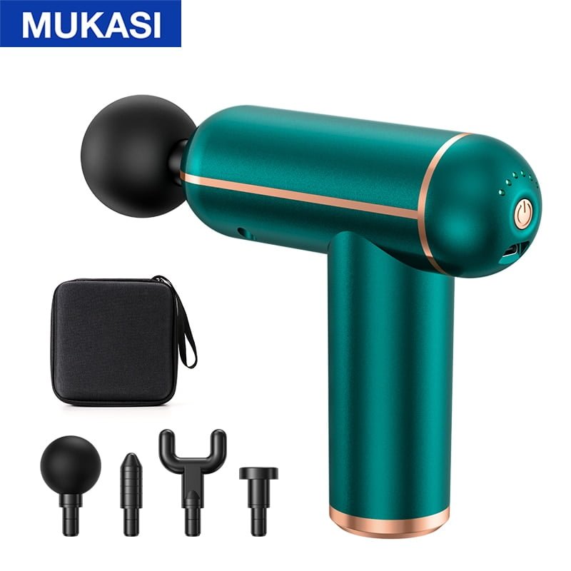 Pistola de massagem MUKASI ® Massageador para corpo, pescoço, tecido profundo, relaxamento muscular - Imagem 16