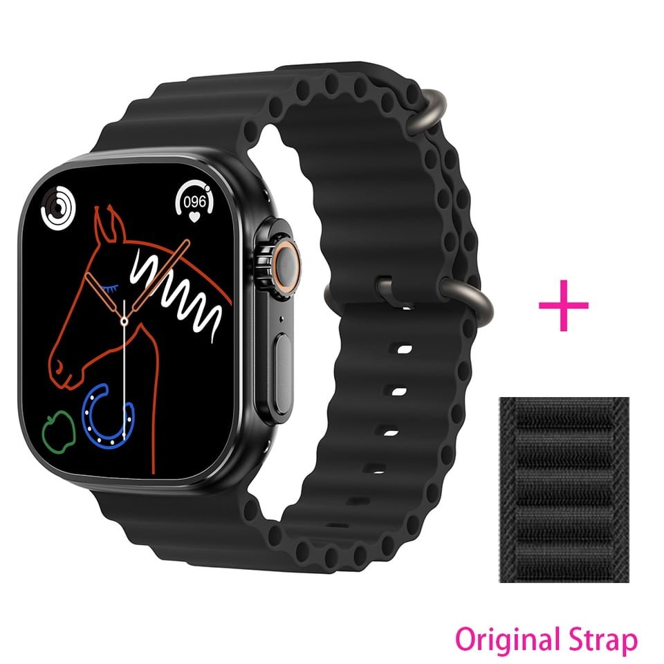 Smart Watch Ultra Series 8 NFC Carregamento sem fio Bluetooth para Apple - Imagem 4