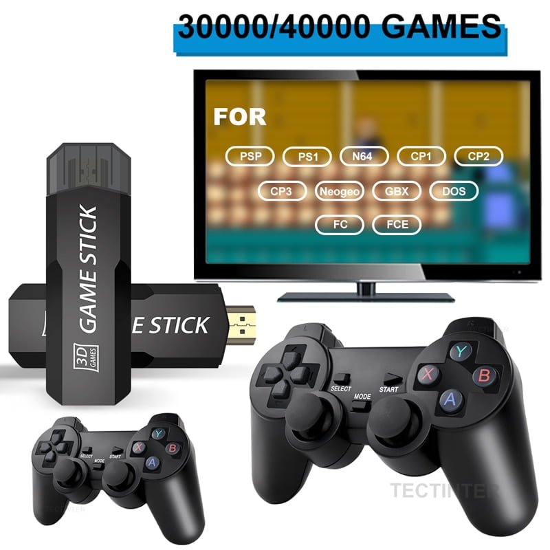 Game Stick ®4K hd 40000 Jogos Retro PS1/PSP/GBA - Imagem 6