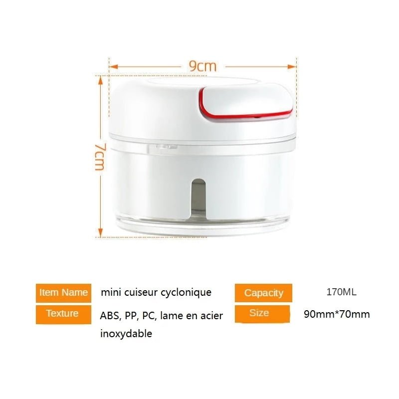 Picador multifuncional Prensa de alho Manual Cortador de legumes para alimentos Moedores de carne - Imagem 7