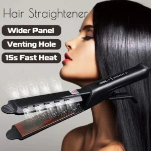 Rolo em linha reta duplo-purpose liso cabelo splint temperatura constante portátil ar franja alisador de cabelo