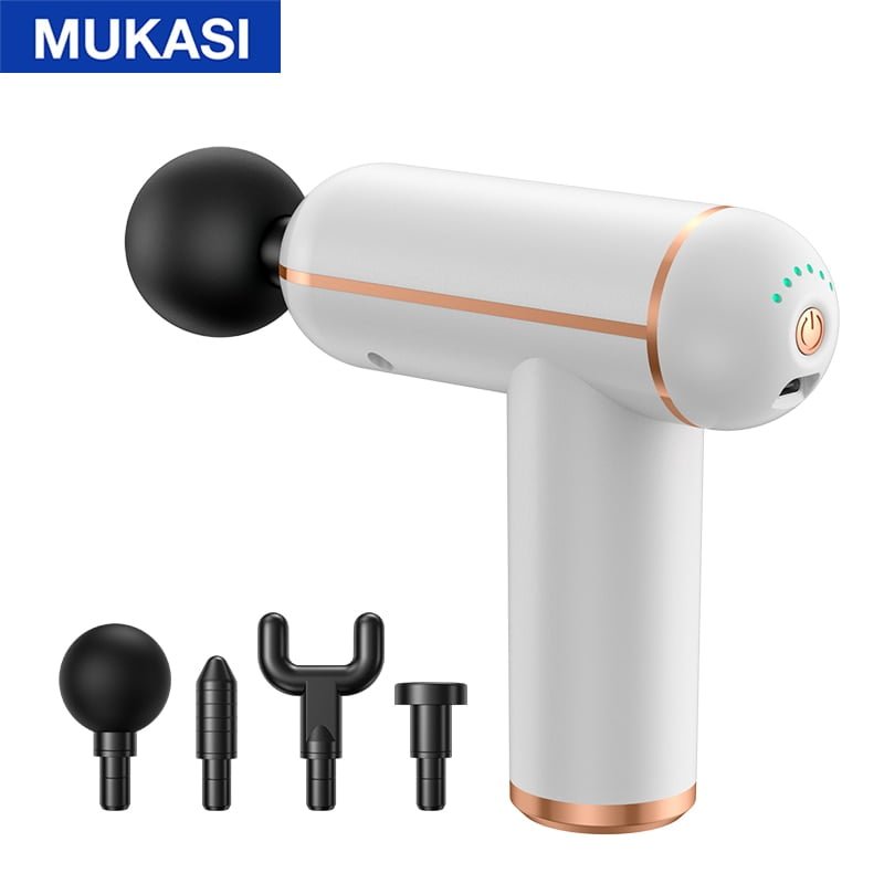 Pistola de massagem MUKASI ® Massageador para corpo, pescoço, tecido profundo, relaxamento muscular - Imagem 12