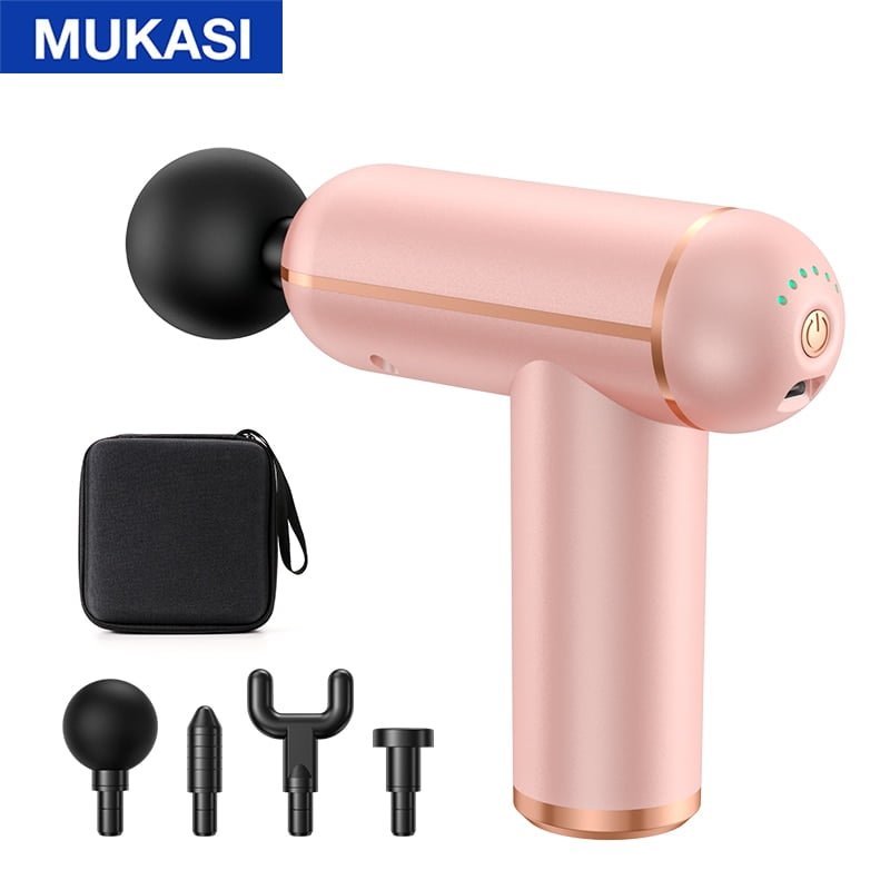 Pistola de massagem MUKASI ® Massageador para corpo, pescoço, tecido profundo, relaxamento muscular - Imagem 23
