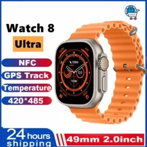 Smart Watch Ultra Series 8 NFC Carregamento sem fio Bluetooth para Apple