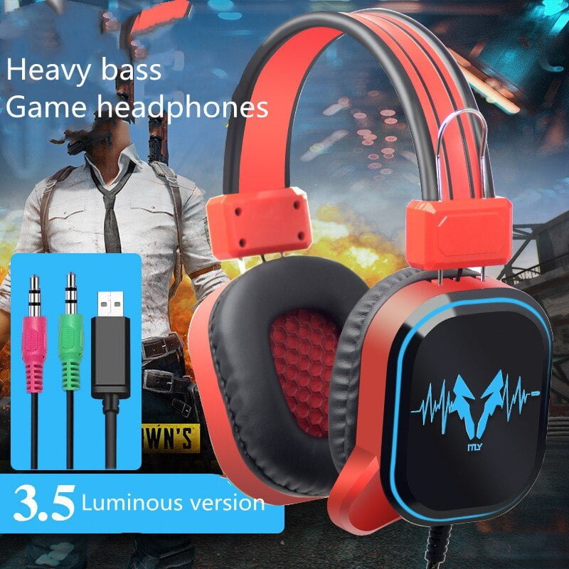 Fone de Ouvido Gamer DS-100 Headphones PARA Computador Laptop Headset + Subwoofer - Imagem 6
