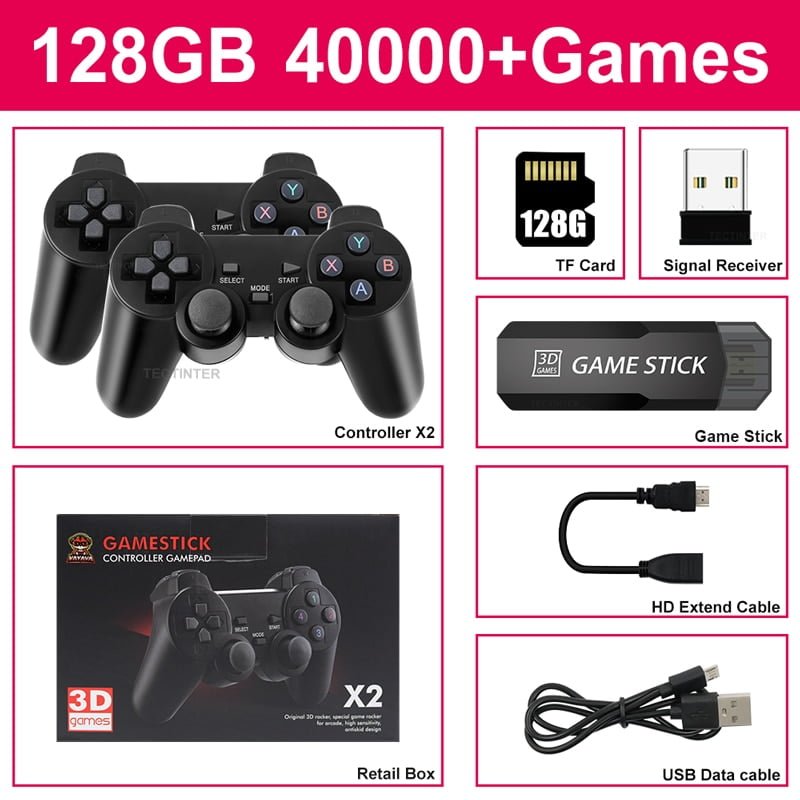 Game Stick ®4K hd 40000 Jogos Retro PS1/PSP/GBA - Imagem 5