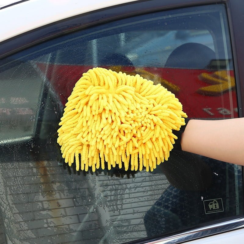 Luvas de chenille de microfibra para lavagem de carro 1 peça - Imagem 8