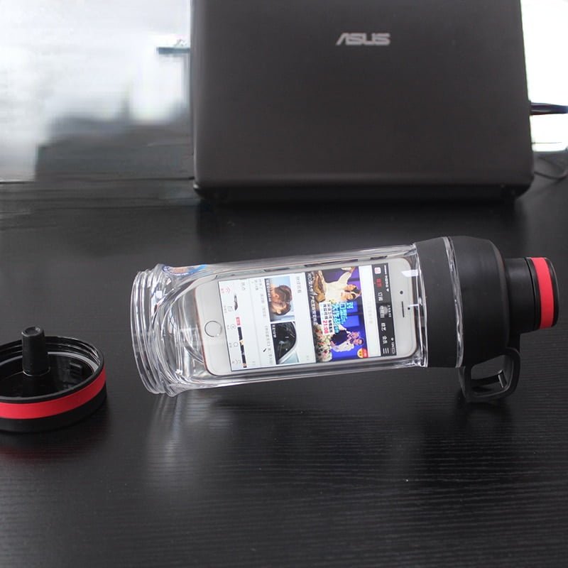 Garrafa com Compartimento Secreto; Bolso para telefone secreto, esconderijo de objetos, porta cartões - Imagem 9