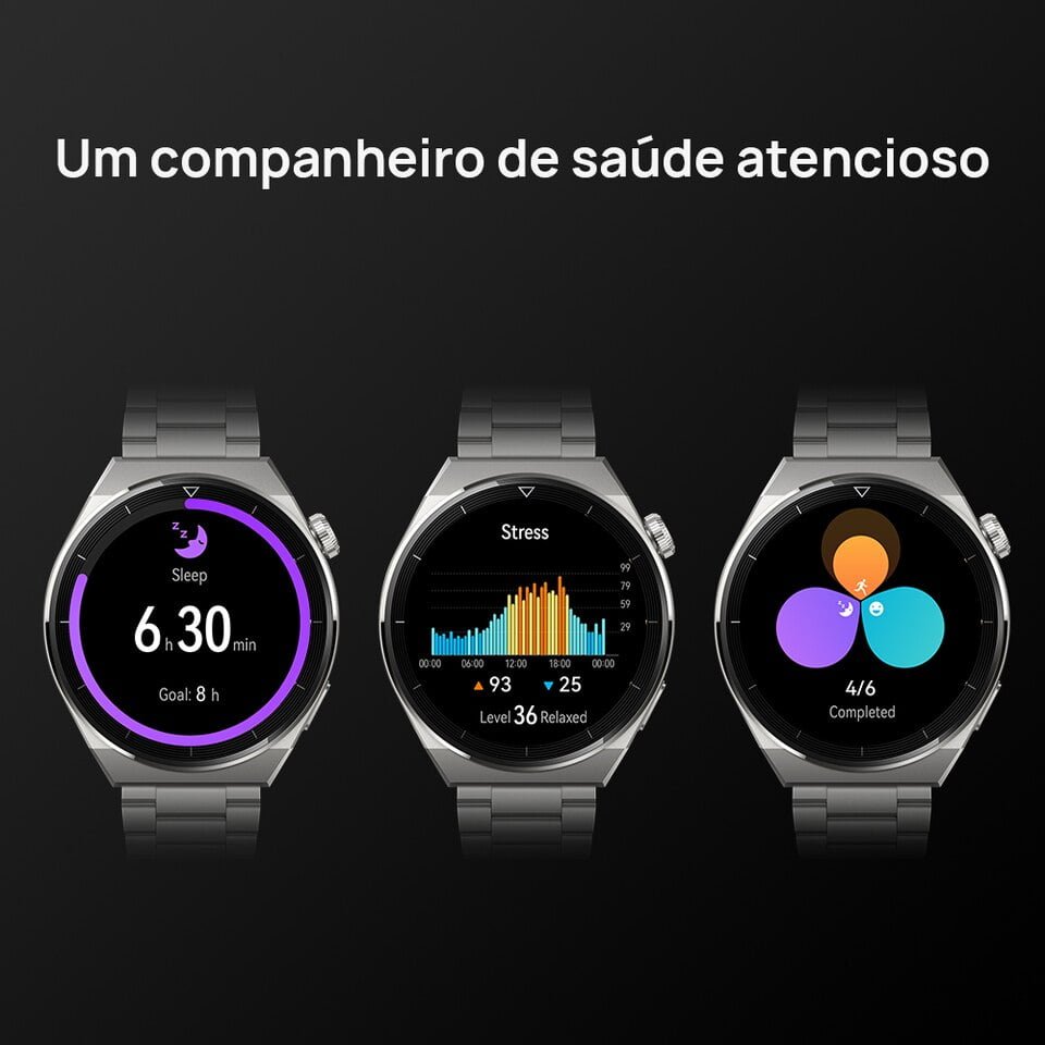 Huawei® SmartWatch GT 3 Pro, monitoramento de saúde o dia todo, bateria de longa duração, exercícios ao ar livre - Imagem 5