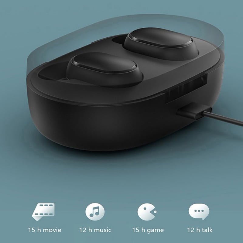 Xiaomi Redmi Airdots Original ® TWS Bluetooth 5.0 estéreo à Prova d'água com Microfone - Imagem 3