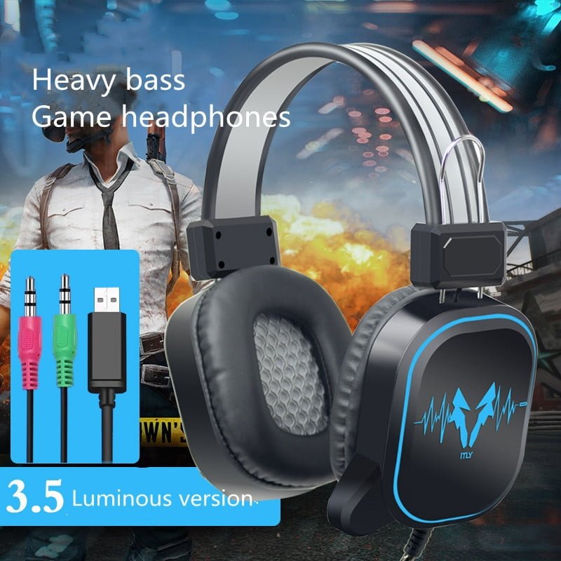 Fone de Ouvido Gamer DS-100 Headphones PARA Computador Laptop Headset + Subwoofer - Imagem 3