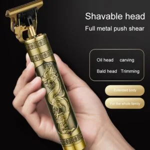 Máquina aparadora de cabelo t9 Vintage Sem fio
