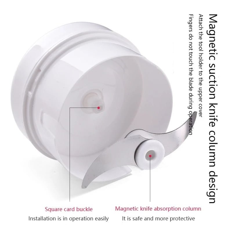 Picador multifuncional Prensa de alho Manual Cortador de legumes para alimentos Moedores de carne - Imagem 3