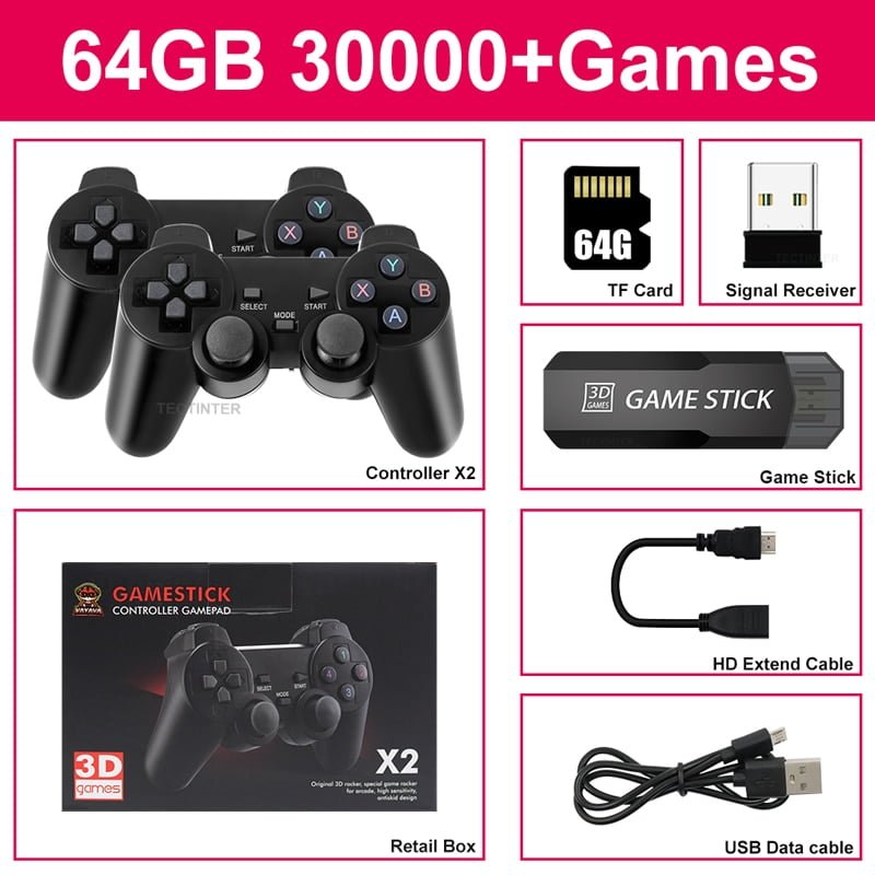 Game Stick ®4K hd 40000 Jogos Retro PS1/PSP/GBA - Imagem 4