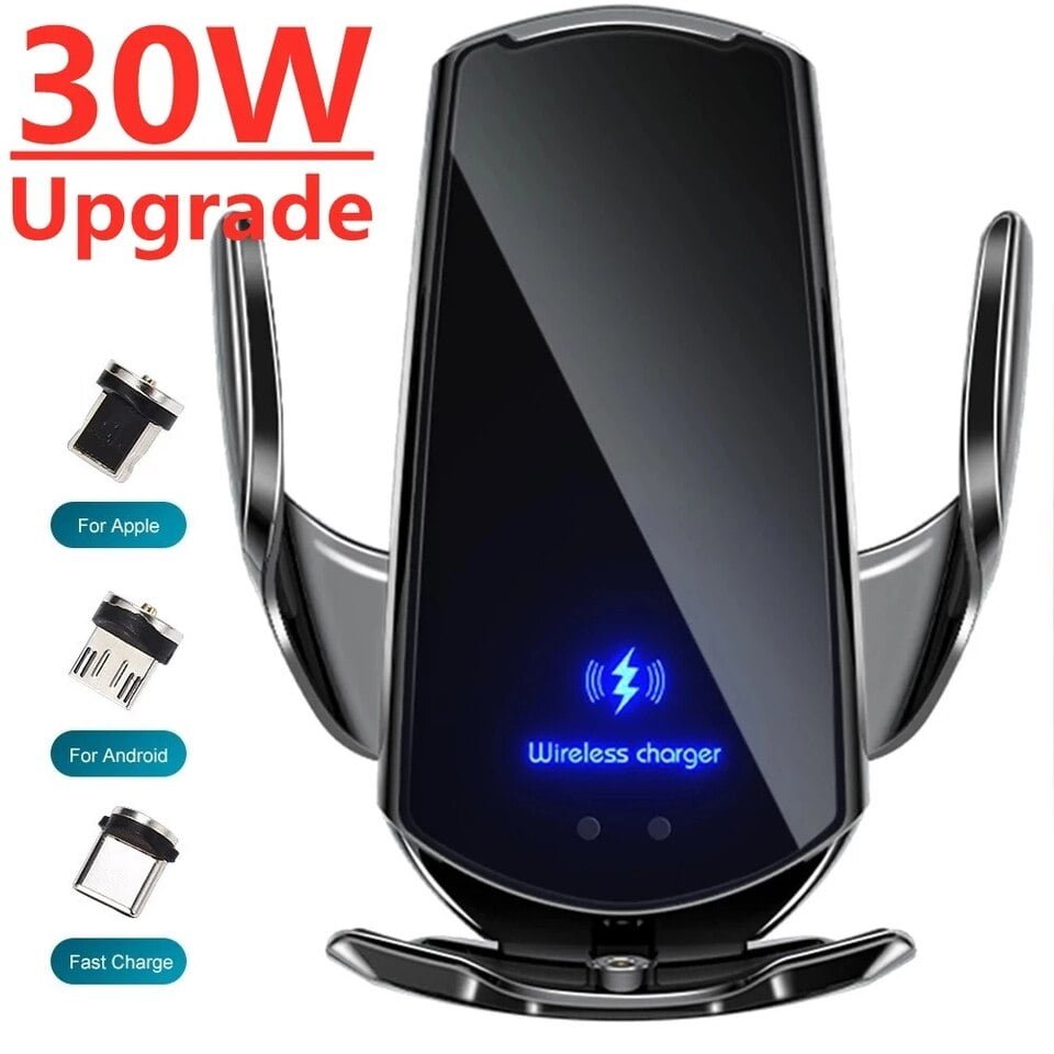 Carregador Magnético Wireless Sem Fio 30W para carro