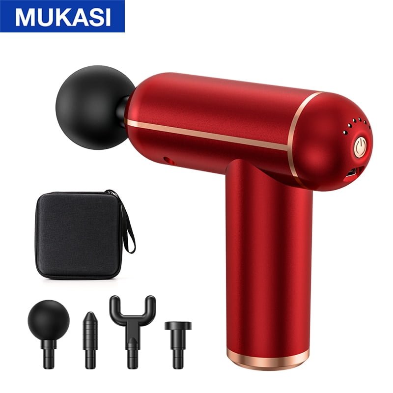 Pistola de massagem MUKASI ® Massageador para corpo, pescoço, tecido profundo, relaxamento muscular - Imagem 7