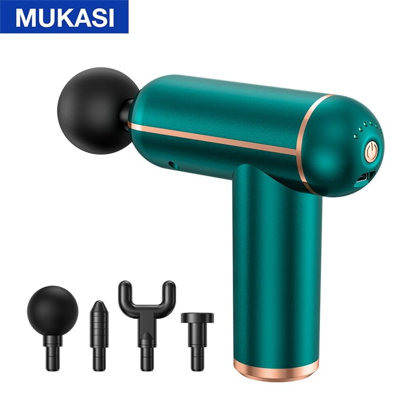 Pistola de massagem MUKASI ® Massageador para corpo, pescoço, tecido profundo, relaxamento muscular - Imagem 26