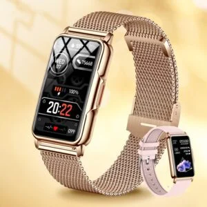 Relógio inteligente feminino Bluetooth à prova d'água
