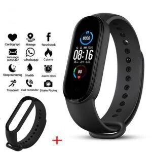 M5 Tela Colorida Pulseira Inteligente