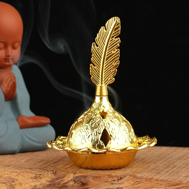 Queimador de incenso do oriente médio, renda de metal esculpida, difusor de aromaterapia, ornamentos artesanais, estúdio de ioga, decoração de casa - Imagem 12