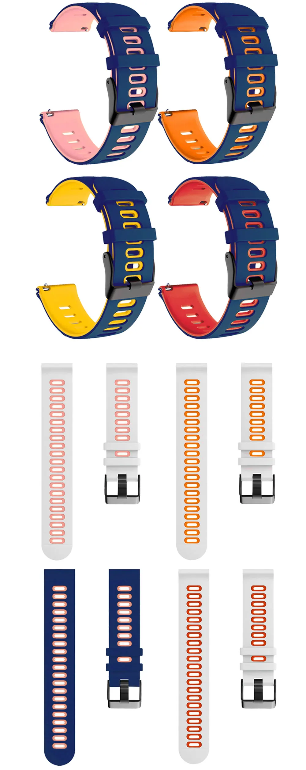 Pulseira Esportiva de Silicone 22MM para Relógios Zeblaze - Imagem 22