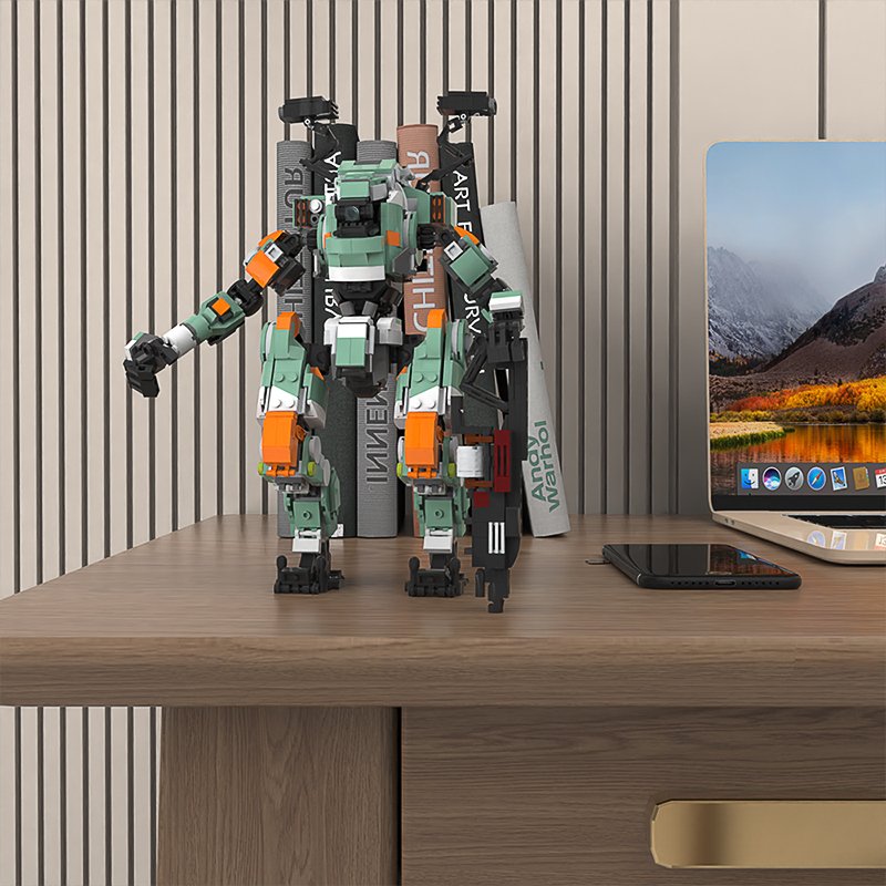 Titan BT-7274 Vanguard – Blocos de Montar Inspirados no Jogo Titanfall 2 - Imagem 10