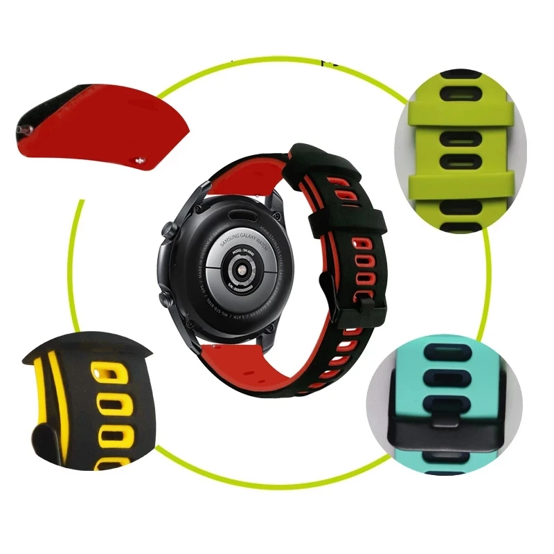 Pulseira Esportiva de Silicone 22MM para Relógios Zeblaze - Imagem 6