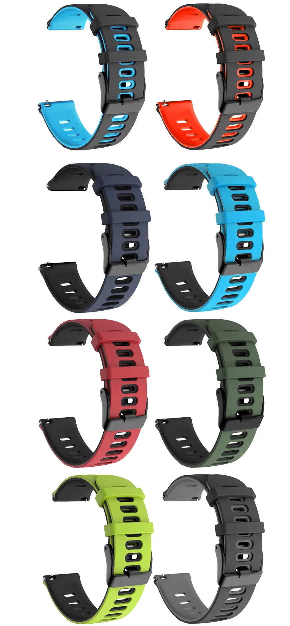Pulseira Esportiva de Silicone 22MM para Relógios Zeblaze - Imagem 21