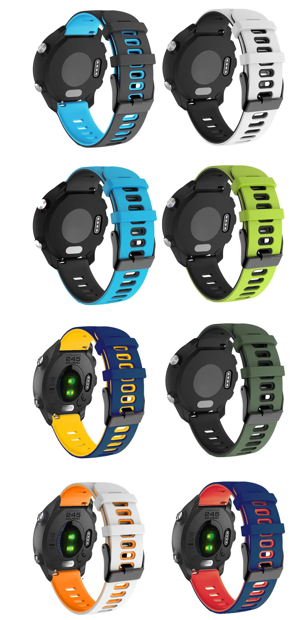 Pulseira Esportiva de Silicone 22MM para Relógios Zeblaze - Imagem 20
